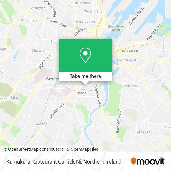 Kamakura Restaurant Carrick Ni map