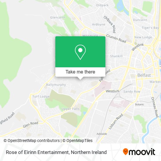 Rose of Eirinn Entertainment map