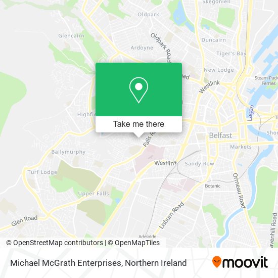Michael McGrath Enterprises map