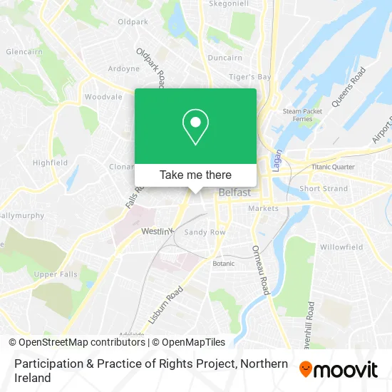 Participation & Practice of Rights Project map