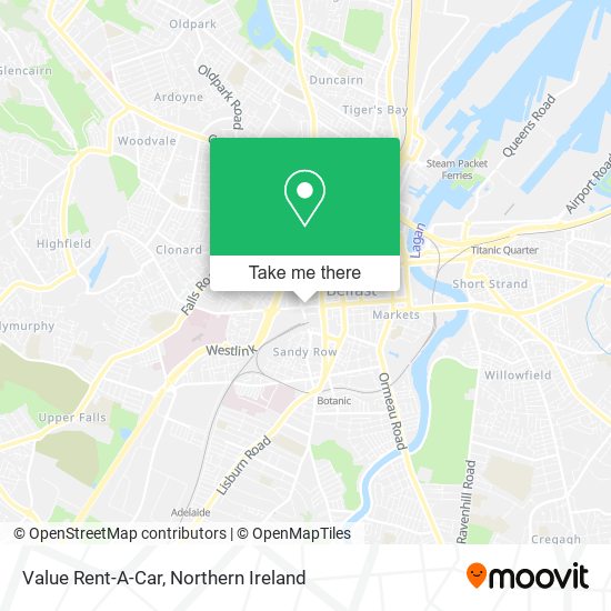 Value Rent-A-Car map