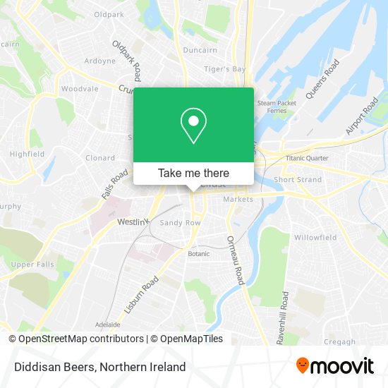 Diddisan Beers map
