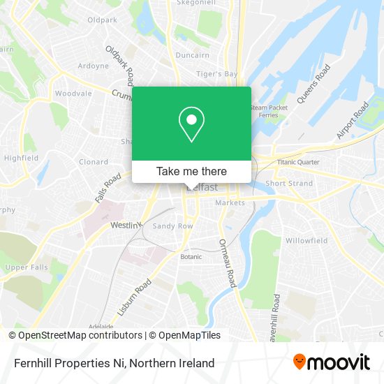 Fernhill Properties Ni map