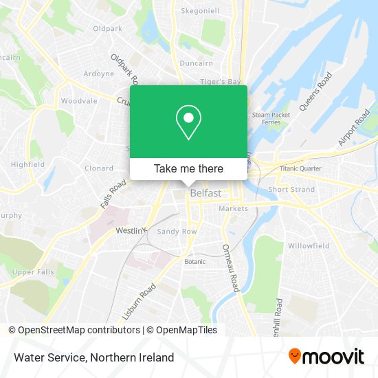 Water Service map