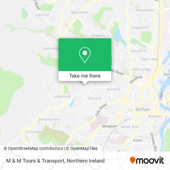 M & M Tours & Transport map