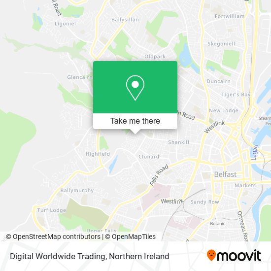 Digital Worldwide Trading map