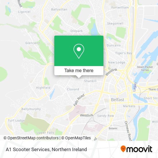 A1 Scooter Services map