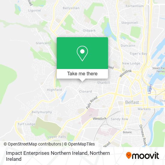 Impact Enterprises Northern Ireland map