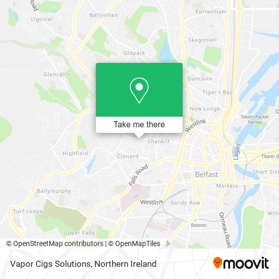 Vapor Cigs Solutions map
