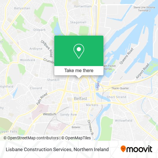 Lisbane Construction Services map