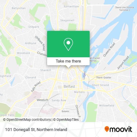101 Donegall St map