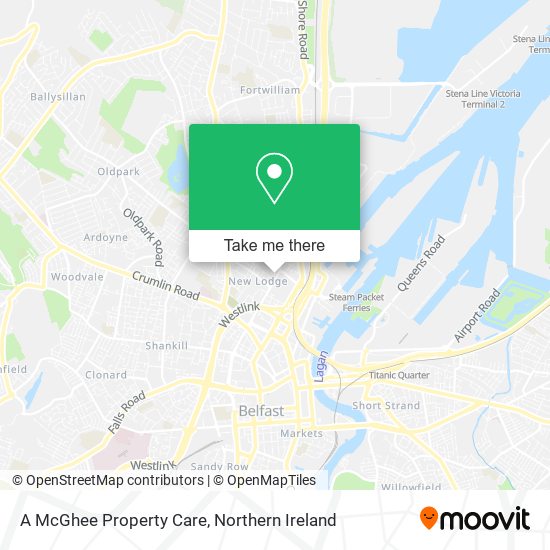 A McGhee Property Care map