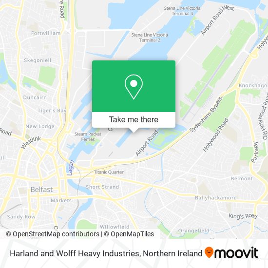 Harland and Wolff Heavy Industries map