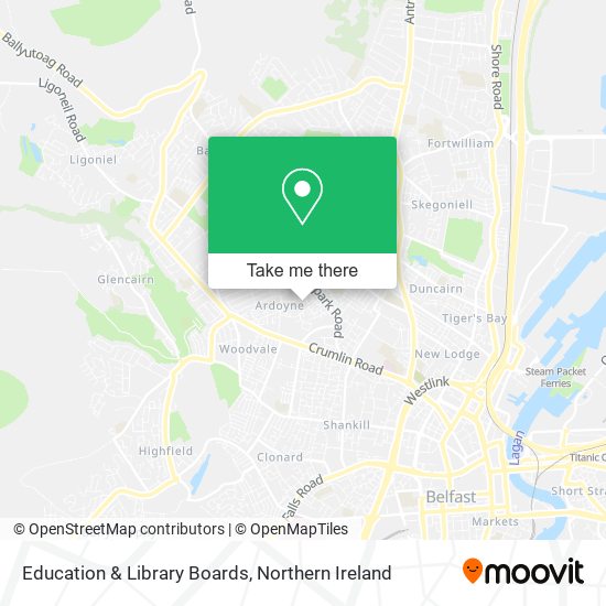 Education & Library Boards map