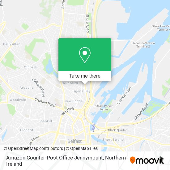 Amazon Counter-Post Office Jennymount map