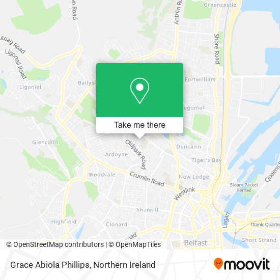 Grace Abiola Phillips map