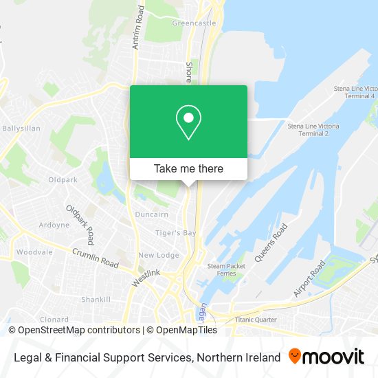 Legal & Financial Support Services map