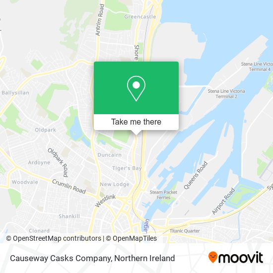 Causeway Casks Company map