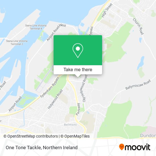 One Tone Tackle map
