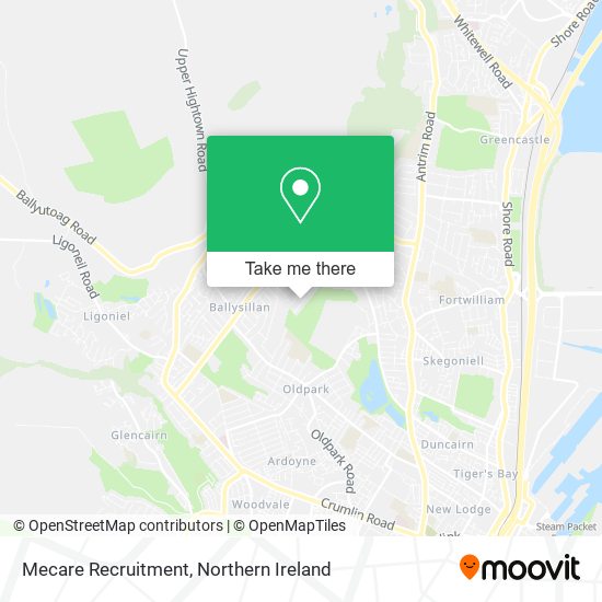 Mecare Recruitment map