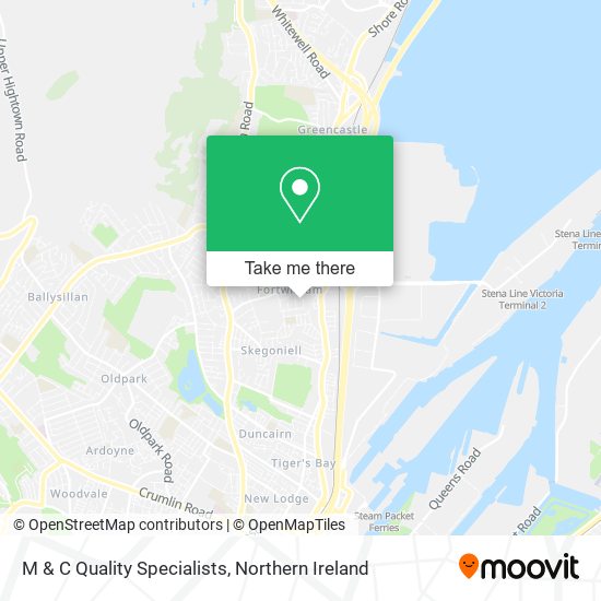 M & C Quality Specialists map
