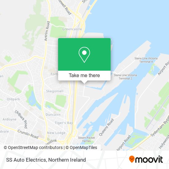 SS Auto Electrics map