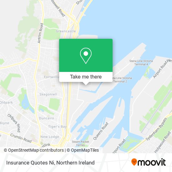 Insurance Quotes Ni map
