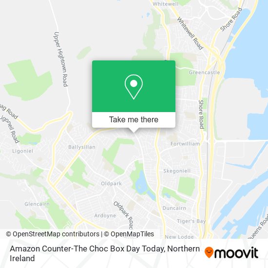 Amazon Counter-The Choc Box Day Today map