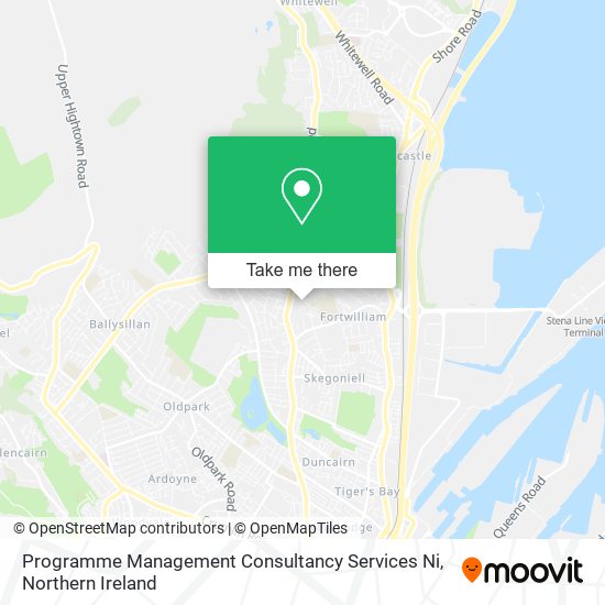 Programme Management Consultancy Services Ni map