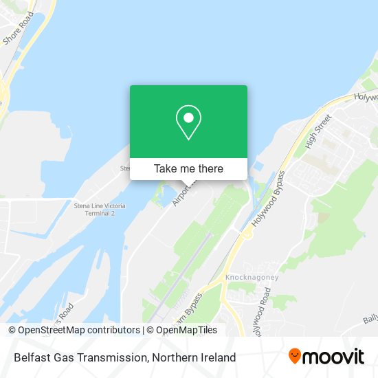 Belfast Gas Transmission map