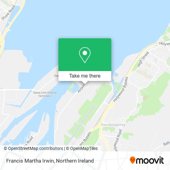 Francis Martha Irwin map