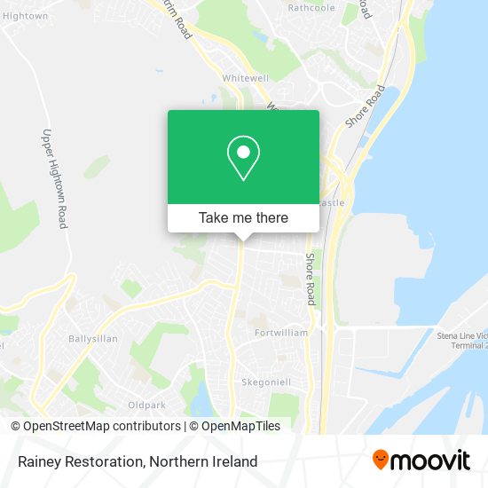 Rainey Restoration map