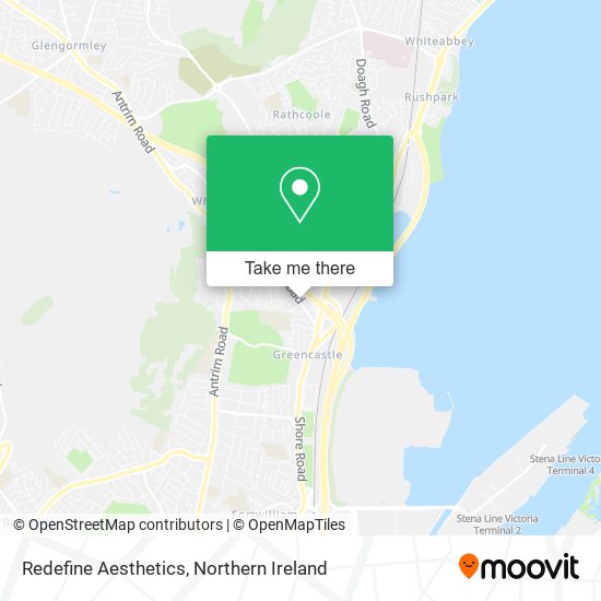 Redefine Aesthetics map