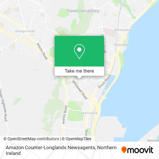 Amazon Counter-Longlands Newsagents map