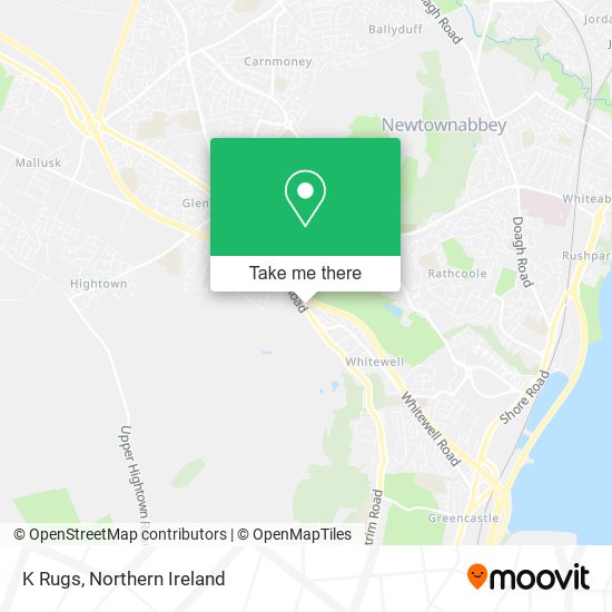 K Rugs map