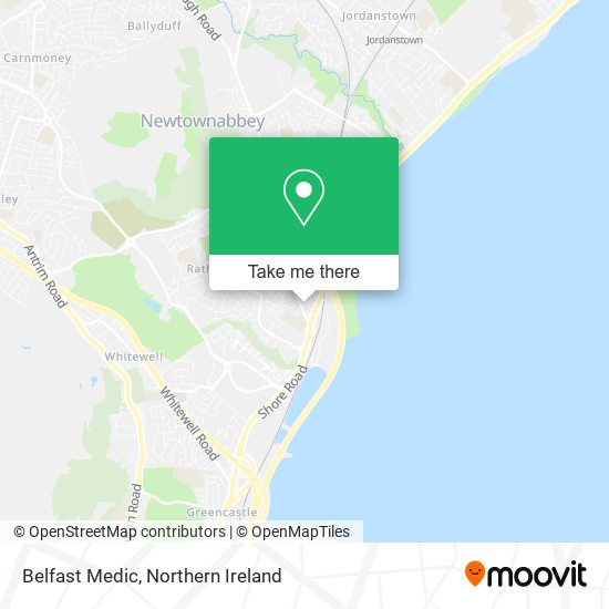 Belfast Medic map