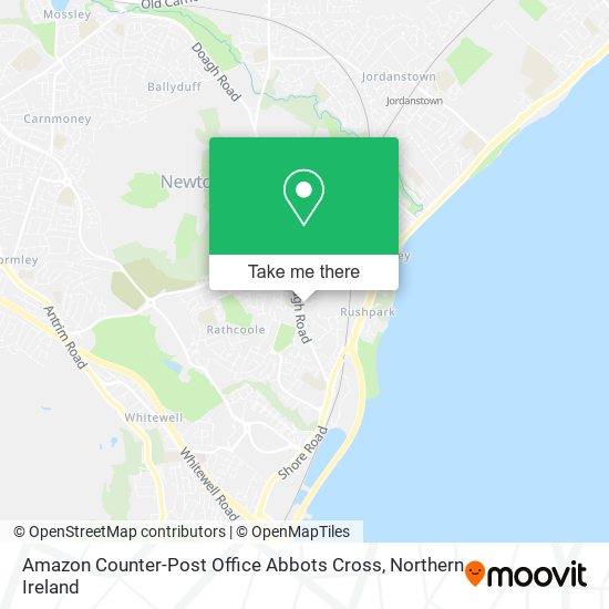 Amazon Counter-Post Office Abbots Cross map