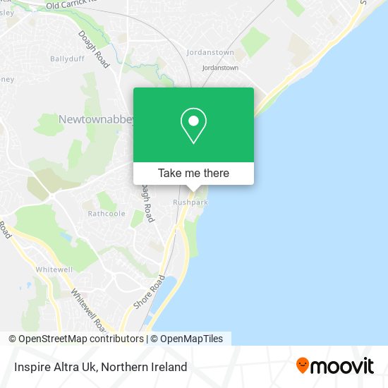 Inspire Altra Uk map