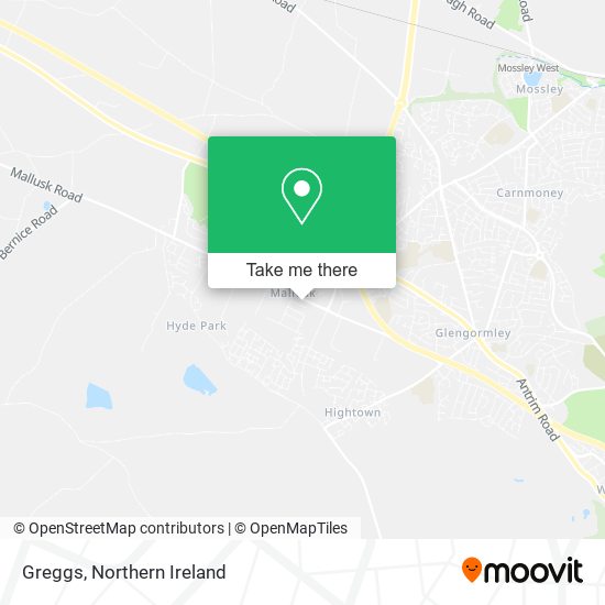 Greggs map