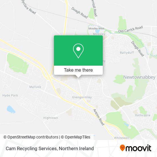 Cam Recycling Services map