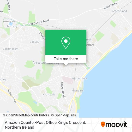 Amazon Counter-Post Office Kings Crescent map