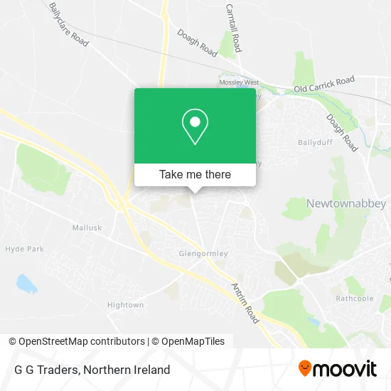 G G Traders map
