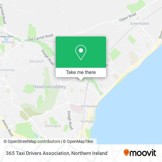 365 Taxi Drivers Association map