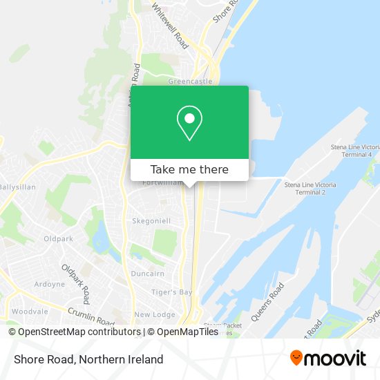 Shore Road map
