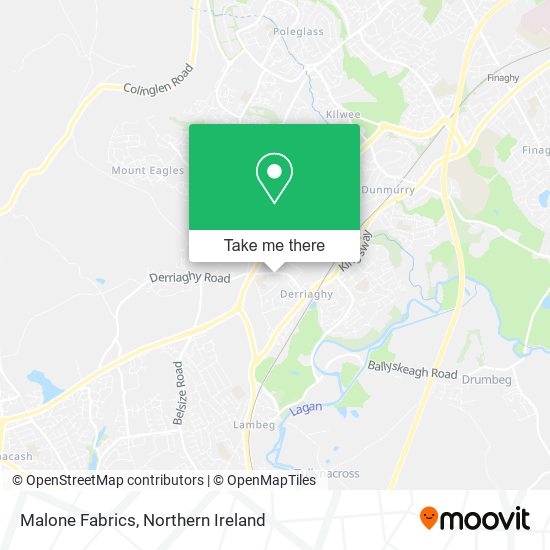 Malone Fabrics map