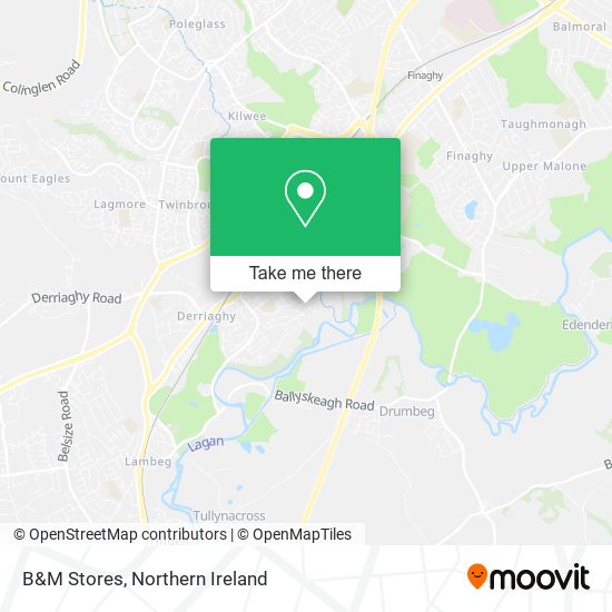 B&M Stores map