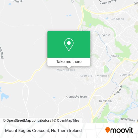 Mount Eagles Crescent map