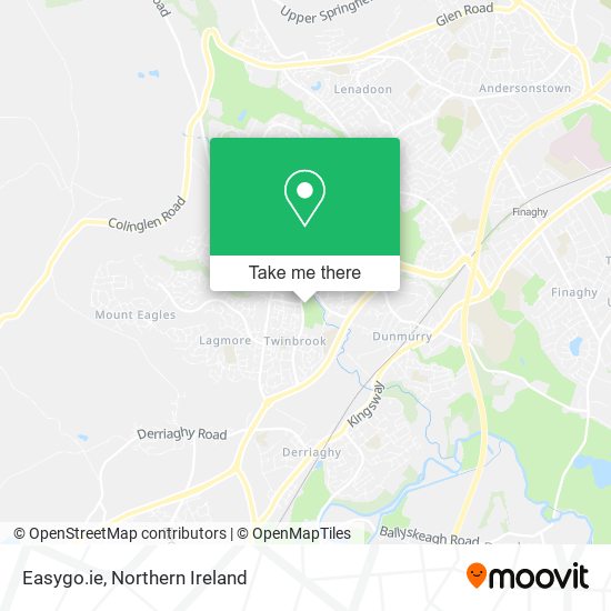 Easygo.ie map