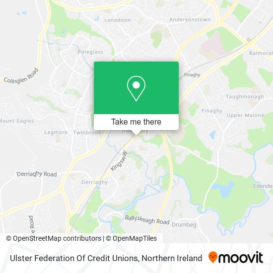 Ulster Federation Of Credit Unions map
