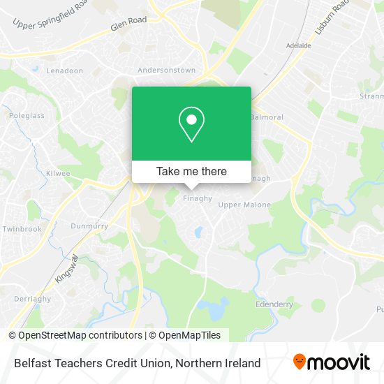 Belfast Teachers Credit Union map